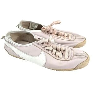 Nike Womens Cortez Leather Pink Athletic Sneaker 309549 511 Low Top Size 10